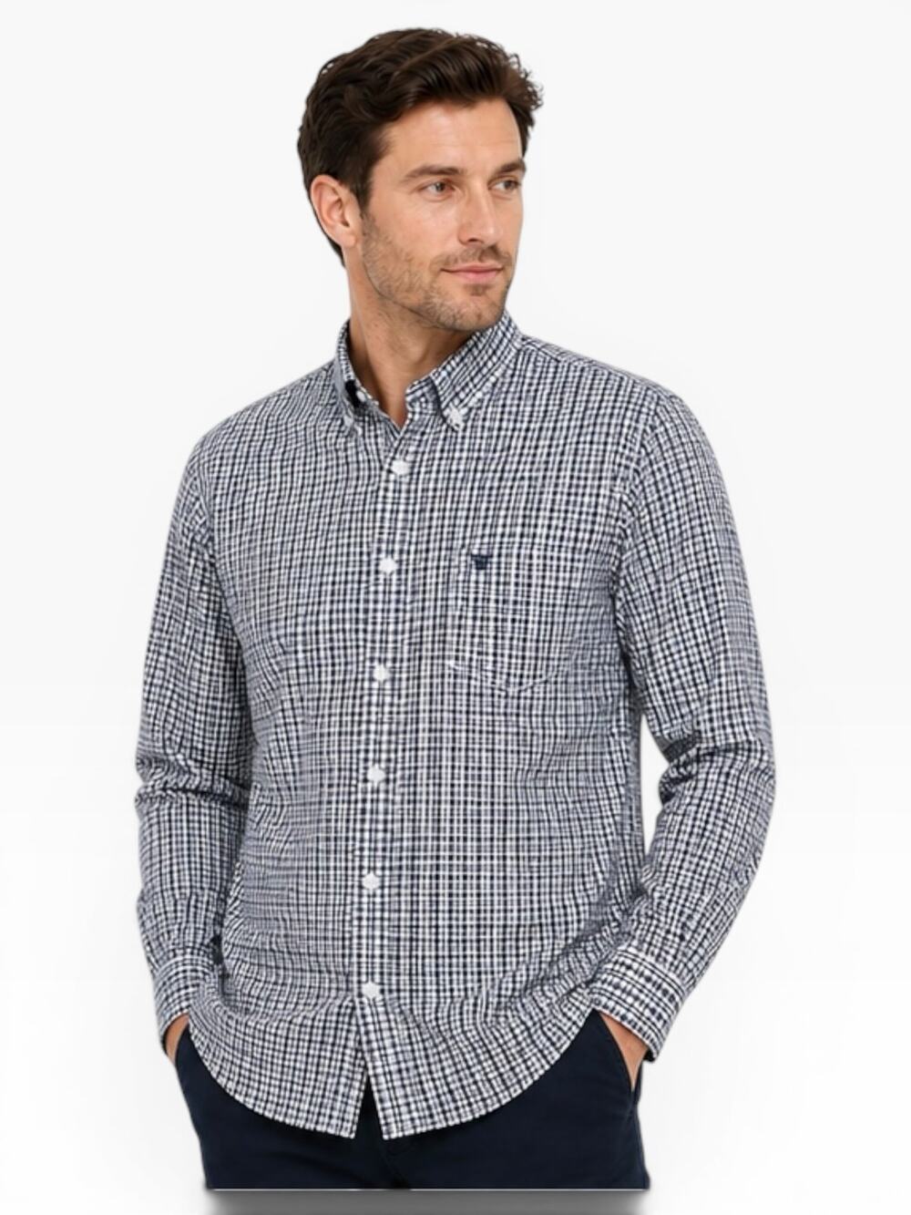 James Pringle Check Plaid Button Down Shirt Men’s XL 0838
